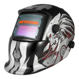 Professional Solar Energy Auto Darkening Welding Helmet Welding TIG MIG Grinding Mask Robot Style 240423