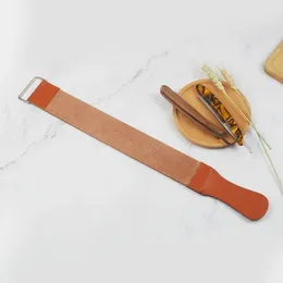 Coloque de couro genuíno Strap barbeiro reto Facas dobráveis Facas de facas Aface o cinto de nitidez do barbeador 48/5,8cm