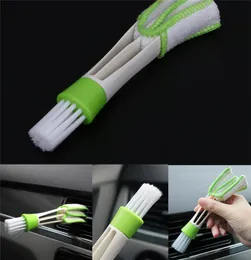 Double Ended Auto Car Air Conditioner Vent outlet Cleaning Brush Car Meter Detaljer Cleaner persienner Duster Brush5910026