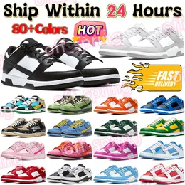 2024 Designer Running Shoes Homens Mulheres tênis planos Sênis brancos de armazém preto panda preta nos EUA Green nos EUA DHGATE Mens Sports Sports Treinadores Gai Tamanho 36-45