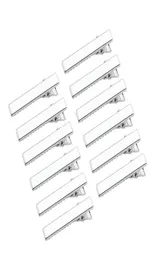 100pcs Platinum Iron Flat Alligator Hair Clip Findings DIY Hair Accessories Making 34mm 46mm 57mm 77mm340y2707173