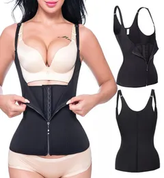 Bodysuit Mulheres Slimming Shaist Treiner Body Body Shaper Tummy Waist Cincher Tank Shapewear Tops de estômago Belt3004306