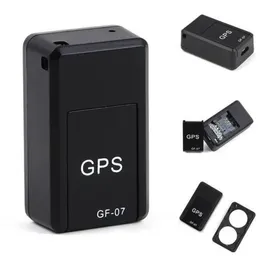 GF07 GSM GPRS Mini carros de carros magnéticos GPS Anti-Perding Recordamento em tempo real Rastreamento de dispositivos Rastreador de dispositivos Mini TF Card