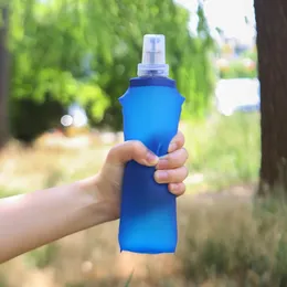 TPU Sportwasserflasche für Sportler Ersatz faltbare Outdoor -Tragbare Wasserflasche Tomatodo Para Agua 240428