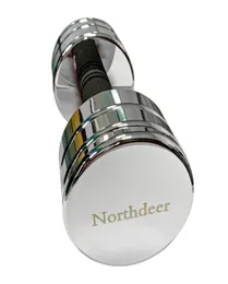 Northdeer Steel Dumbbells Ultracompact 조절 식 크롬 덤벨 세트 폼 핸들 10lb 20lb 쌍 홈 체육관 운동 7164520