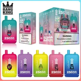 Bang Puff 25K engångsång 25000 puffs VAPER 650mAh Battery Juice Grape Puff Bar Mesh Coil E Cigarett Förfyllda patroner Pod Dapers Device