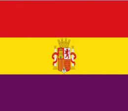 Spaniens flagga från Spanien 19311939 Flagg från den andra spanska republiken 3ft x 5ft polyesterbanner som flyger 150 90 cm Anpassad flagga Outdoo2132239