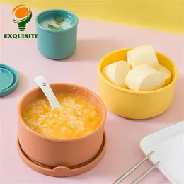 Tischgeschirr Bunchbox Praktische Außenbandspeicher Mikrowellenheizung Orange Frischwecker Bento Watertight Water Cup