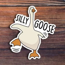 Window Stickers 10/20pcs Silly Gooses Sticker For Water Bottle Tumblers Funny Decals Laptop Adhesive Cartoon Car DIY