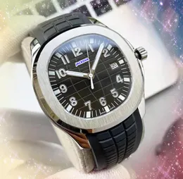 Populär försäljningsdag DATUM TID Vecka Watch Set Auger Racing Men Clock Quartz Battery Full rostfritt stål President Kalender Square Earth Skeleton Dial Face Watches