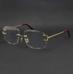 INTEIRA VENDAÇÃO T8200762 UNISEX Silver Gold Metal Metal Metal Lunettes de óculos de condução C Decoração de decoração quadros 4111463