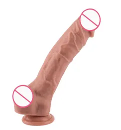 Penis realista aspirazione tazza di dildo silicone sexyy giocattoli Didlo per le donne masturbatori 196inch big mostro dilldo gode solo per adulti sexy1720012