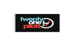 Twenty One Pilots Flag 3x5 stóp Wysokiej jakości podwójnie zszyty cyfrowy wydrukowany poliestrowy poliestrowy na zewnątrz 1093279