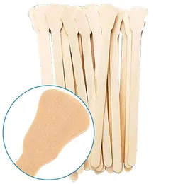 50pcs esmalte de madeira Ferramentas de manípulo de cera Spatula Spatula Depilation Sticks descartáveis Pele do corpo 8983845