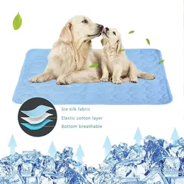 Grande tappetino estivo di raffreddamento del tappetino per cane gigante per cani gatto lavabile per cucciolo gel di ghiaccio materasso gel di gel di mascotas copia 240423