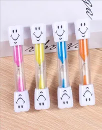 3 Minuten Sand Timer Uhr lächelndes Gesicht Hourglas Dekorative Haushalt Kinder Zahnbürsten Timer Sanduhr Geschenke Weihnachten Ornamente 6913325