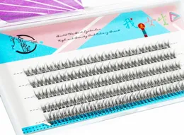 QSTY AM Shape false eyelashes Professional Makeup Individual Lashes Cluster spikes lash wispy premade russian Natural Fluffy Eyel4516479