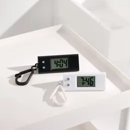 테이블 시계 미니 휴대용 키 체인 클럭 데스크 학생 전자 미니멀리스트 데스크탑 장식