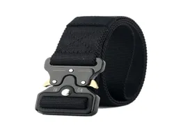 Ybt unissex nylon cinturão de metal inserir fivela de nylon militar cinturão cinturões táticos para homens de qualidade strap3462315