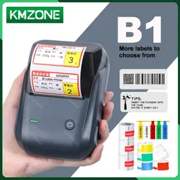 NIIMBOT B1 PORTABLE Label Maker för mobil trådlös Bluetooth Label Tape Paper Roll Adhesive Sticker Printers Inkless Olika 240430