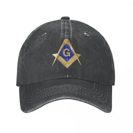 Ball Caps Baseball Cap Snapback Hat Punk Gold Square Compass Masonic Freemason Summer осень масонства масонский масон вымыл джинсовый каскатт