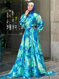 Roupas étnicas Ramadan Kaftan Abaya Dubai Turquia Vestido Muçulmano Islam Arábia Saudita Ka Vestidos Africanos para Mulheres Caftan Marrocos Djellaba T240510