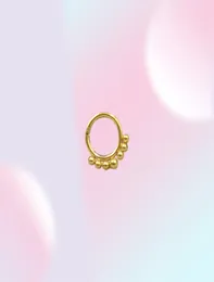 Lot100pcs naso clicker setto anello a cerchio/labbro/auricolare mulini di anello diath elicola per piercing per piercing gioielli piercing 16g2257970