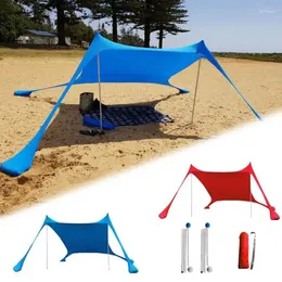 Tendas e abrigos praia Sun Shade 1-3 pessoas resistentes a UV Campa de camas de acampamento Casa de jardim de dossel com bolsa de armazenamento para acampar a pesca