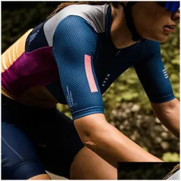 Camicie in bicicletta Tops 2022 Maap Summer Women Short Seve Jersey Bicyc Team BreathAb Bike rapido Bike Dry Indush Stitching Color Horsing AA23 DHT5J