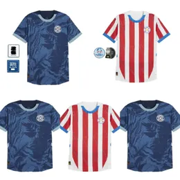 2024 Paraguay Soccer Jersey 2024 Copa Home Navy Cities Wednesday America Camisa Paraguays Football Shirt tracksuit