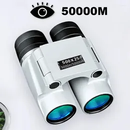 Telescope 50000m Auto Focus 500x25 kraftfulla kikare Long Range Professional Mini Portable HD Monocular