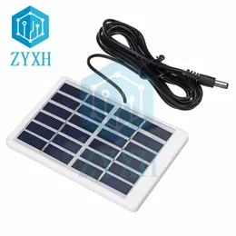 12W 6V Солнечная панель 5521 DC Port Portable Polycrystalline Silicon Charger Plate Телефон Банка батарея зарядка 240430