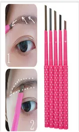 Makeup Eyebrow Enhancers Liner Pencils Waterproof Brown Pencil Automatic Rotation Square Cut Delicate No Blooming 5 Colors6951792