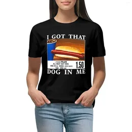 Polos kobiet Mam ten pies we mnie psów combo 1.50 T-shirt vintage ubrania anime dla kobiety