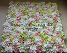 Fiori decorativi Silk Artificiale Hydrangea Peonia Floro Rosa Fiore Spostare Decorazione Decorazione di decorazioni 10 pezzi/lotto tongfeng