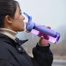 650 ml Portable Water Purifier Bottle Kettle Gym Training Bottle Leak Proof Vibration Bottle Outdoor Survival Filter 240506