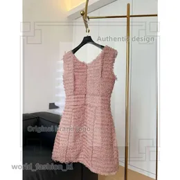Alta qualidade Autumn rosa rosa grossa mini vestido mini novo 2024 elegante feminino designer de moda roupas femininas verde escuro midi vestidos 679