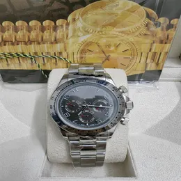 Con orologio di lusso di alta qualità in scatola originale 40mm 116503 116509 116523 Sapphire 18K GOLLO GIALLO NO CRONOGRAGRAFICA GRIGHIA MECCANICA AUTOMATICA 310U