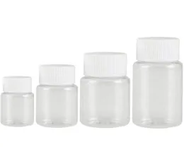 100pcs napełniany plastikowe butelki uszczelniające dla zwierząt domowych 15 ml 20 ml 30 ml 50 ml przezroczyste fiolki Odczynnik Sklep kontenerowy plastikowy śruba 100pcs 2010128904279