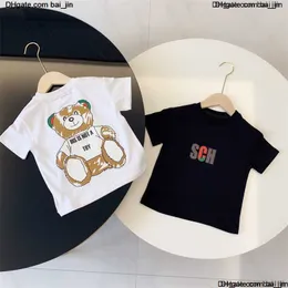 Cartoon Designer Kids Tops Tops Baby Kid Luxury Short Short Boys Summer Tops NABINA CINETTO ABBIGLIO CHIE CHIEDING UNISEX CASA CASASI