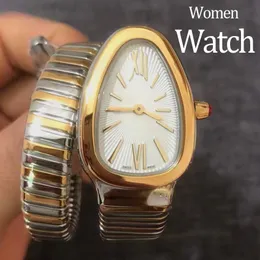 Uhren hohe Qualität für Frau Luxus Silver Band Uhr Uhr Uhr Women Movement Uhren 20mm Edelstahl -Uhrstrap Gold Uhr Quarz Bewegungen Schlangen Uhren