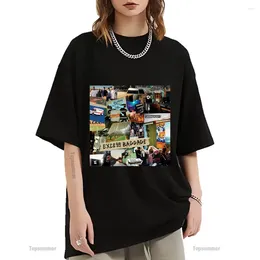 Męskie koszule sumday: nadmiar bagażu T-shirt Grandaddy Tour Shirt Teens Streetwear Graphic Print