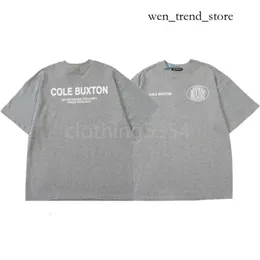 Cole Buxton CB Shirt Designer T Shirt Men Fashion Streetwear Short CB Cole Buxton Logo كبير الحجم الكاميريتيا القطن الأخضر CLO 346