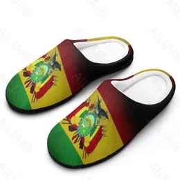 Slipare Bolivia Flag (3) Sandaler Plush Case Keep Warm Shoes Thermal Mens Womens Slipper Must Anime Finger