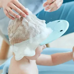 Fropo Chapéu de chá de bebê Fropo Chapéu de shampoo ajustável Crianças Proteção à orelha Segurança Criança Shampoo Proteção do chuveiro Tampa da cabeça 240506