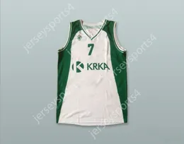 Custom Nay Mens Youth/Kids Sani Beirovic 7 Kk Krka Novo MeSto Slovenia Basketball Jersey Top Top S-6xl Cucite S-6xl