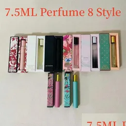 Zapach g marka mini 7,4 ml 8 styl Bloom Memoire Bamboo Flora Winna najwyższej jakości dama piłka pers długotrwały świąteczny świąteczny Dr ot3dx