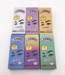 Nya ögonfransförpackningsbox LASHWOOD PACKAGING MED TRAY RECTANGLE CASE FLUFFY 25mm Mink Lashes Box Eyelash Package7626263