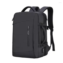 Plecak mężczyźni Wodoodporny laptop USB Notebook Travel School Torby