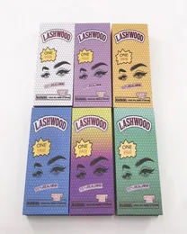 Nya ögonfransförpackningsbox LASHWOOD PACKAGING MED TRAY RECTANGLE CASE FLUFFY 25mm Mink Lashes Box Eyelash Package6969565